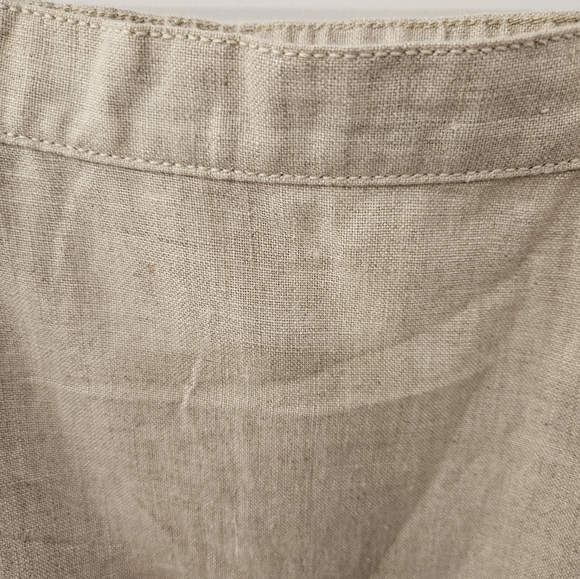 NWT - L.L. Bean Natural Linen Skirt - Size 16 - Picture 3 of 6